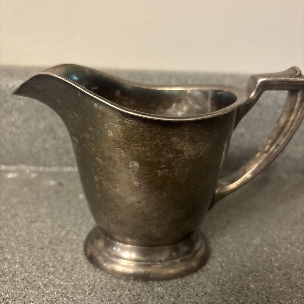 International Silver Co. Silver Soldered Creamer Water Tower Inn VTG